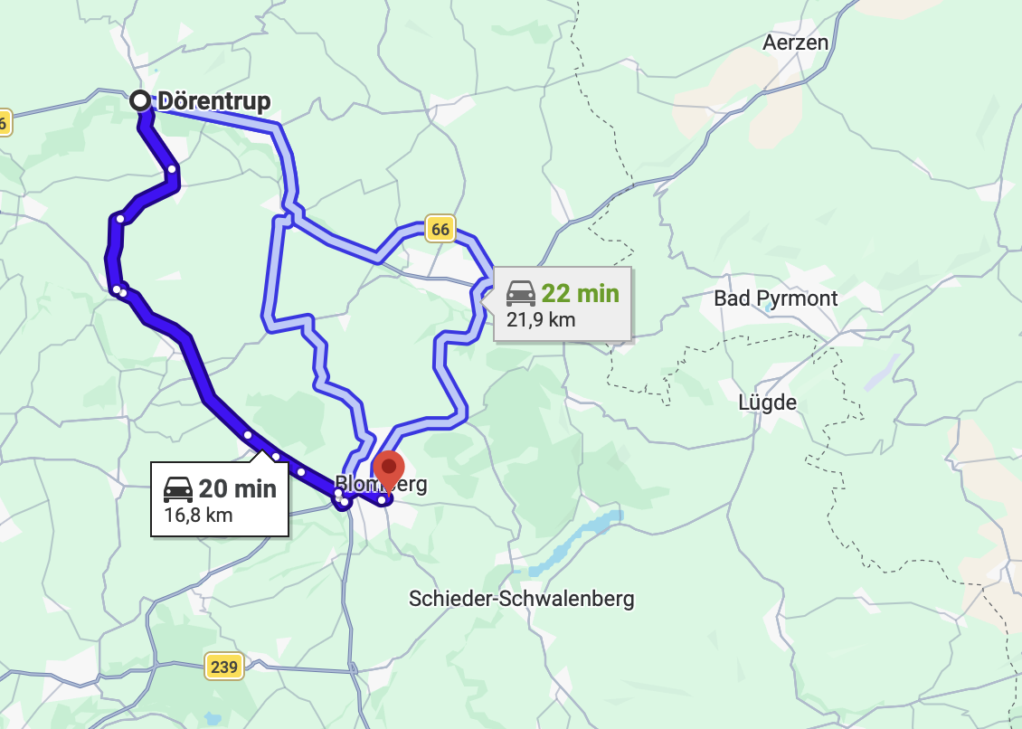 Anfahrt Stoess Moebel