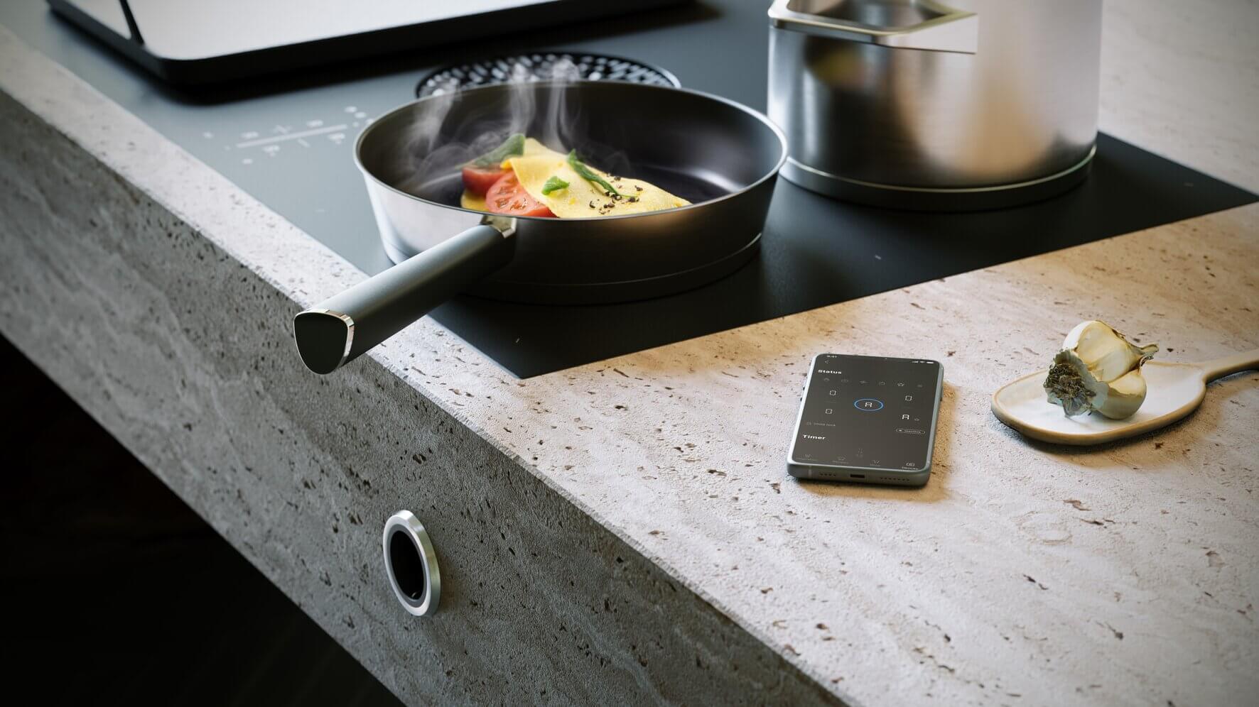 Bora x Pure matt mit Einströmdüse und smart Home – Stöss Möbel Blomberg