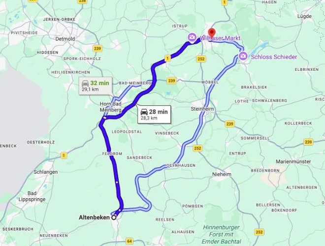 Küchen Altenbeken Anfahrt zu Stöss Möbel Blomberg